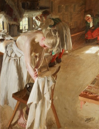 Nedělní ráno od Anders Leonard Zorn